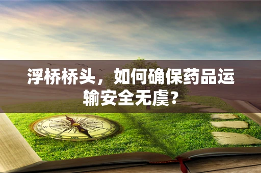 浮桥桥头，如何确保药品运输安全无虞？