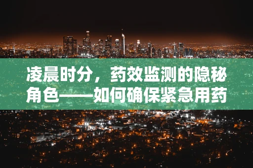 凌晨时分，药效监测的隐秘角色——如何确保紧急用药的安全与效率？