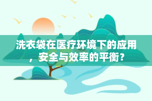 洗衣袋在医疗环境下的应用，安全与效率的平衡？