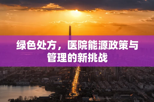 绿色处方，医院能源政策与管理的新挑战