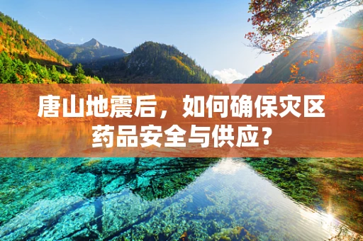 唐山地震后，如何确保灾区药品安全与供应？