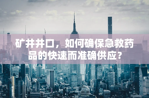 矿井井口，如何确保急救药品的快速而准确供应？