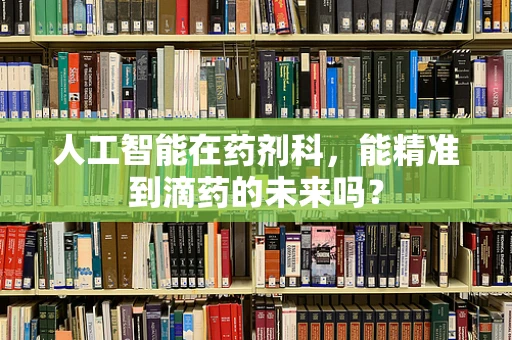 人工智能在药剂科，能精准到滴药的未来吗？