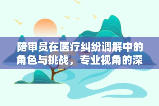 陪审员在医疗纠纷调解中的角色与挑战，专业视角的深度剖析