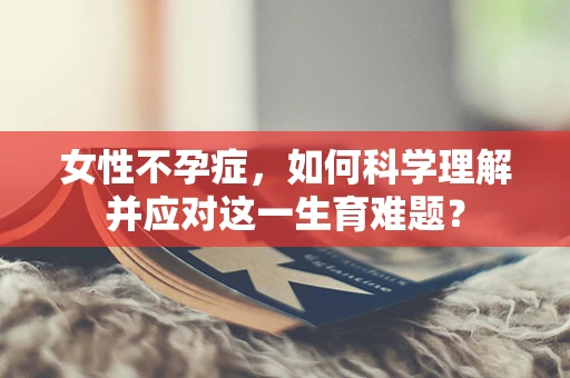 女性不孕症，如何科学理解并应对这一生育难题？