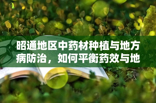 昭通地区中药材种植与地方病防治，如何平衡药效与地域特色？