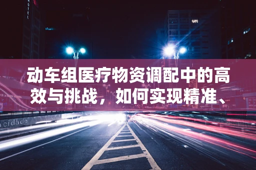 动车组医疗物资调配中的高效与挑战，如何实现精准、快速配送？