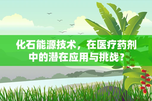 化石能源技术，在医疗药剂中的潜在应用与挑战？