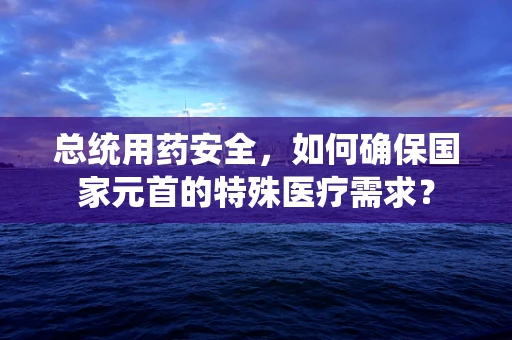 总统用药安全，如何确保国家元首的特殊医疗需求？