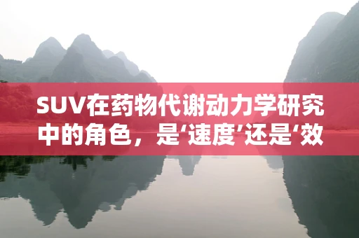 SUV在药物代谢动力学研究中的角色，是‘速度’还是‘效率’的指标？