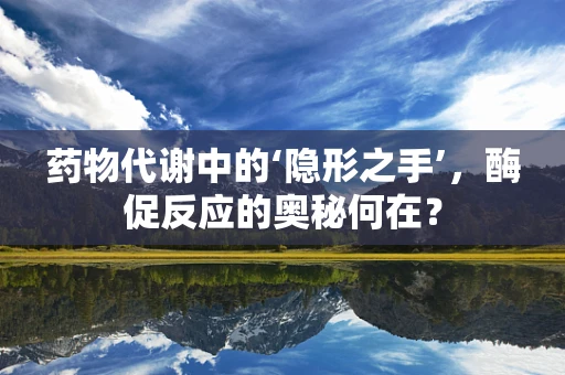 药物代谢中的‘隐形之手’，酶促反应的奥秘何在？