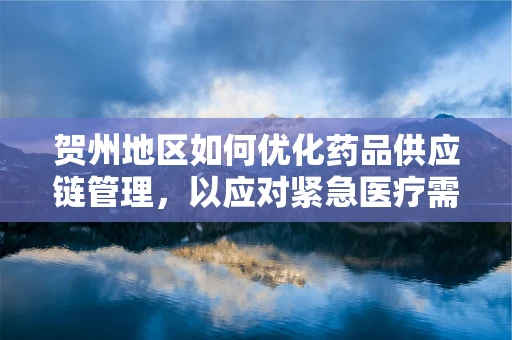 贺州地区如何优化药品供应链管理，以应对紧急医疗需求？