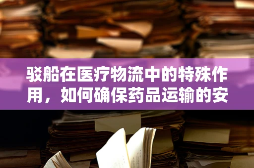 驳船在医疗物流中的特殊作用，如何确保药品运输的安全与效率？