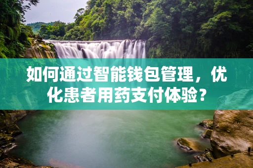 如何通过智能钱包管理，优化患者用药支付体验？